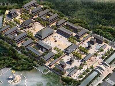仿古建筑设计公司代表作，设计与施工一体化的典范