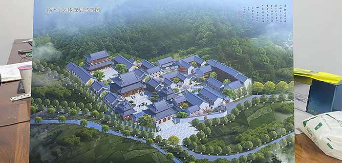仿古建筑装修彩绘工艺创新，传统色彩与现代绘画技法融合，营造独特氛围