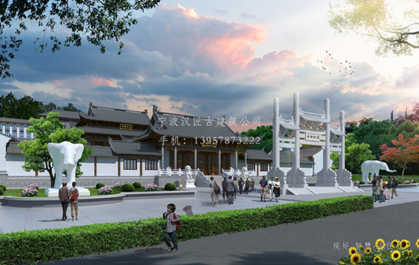 仿古建筑装修彩绘工艺创新，传统色彩与现代绘画技法融合，营造独特氛围